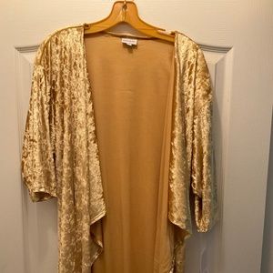 Gold velvet Shirley medium